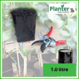 1 litre poly planter bag plant Growbag PB3/4 - Planter Bag Supplies NZ - for more info go to planterbags.co.nz