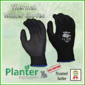Gardening Thermal Winter Potting Gloves - for more info, go to planterbags.co.nz