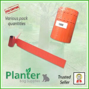 Self-Tie Loop Lock Plant Tags Vinyl Labels