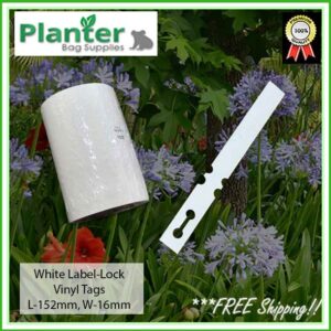 Self-Tie Loop Lock Plant Tags Vinyl Labels